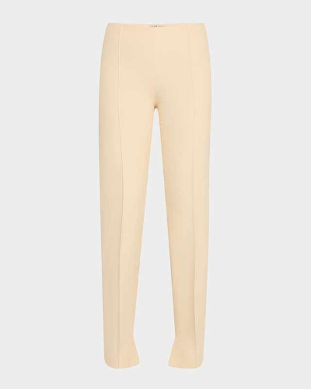 Lisa Slim-Leg Ankle Split Hem Pants